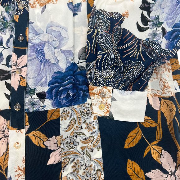 Johnny Was Luna Silk Mini Dress Size Medium - Picture 7 of 16